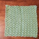 Cotton Sage Green Dish Cloth Wash Cloth - On Hand
