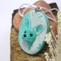 French Bulldog in Blue Dog Tag Pendant