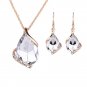 Jewelry Sets Gold color Crystal White/Red/Blue/Black
