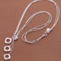 Hollow Square Pendant Long Necklace