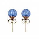 simple beads Christmas stud earrings