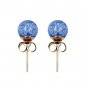 simple beads Christmas stud earrings
