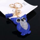 Cute Owl Keychain Full Rhinestone Crystal