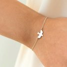 Tiny Peace Dove Bracelet