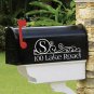 Personalized vinyl MAILBOX decals! SET OF 2 - 4.5" X 10" DECALS! MAI-00003