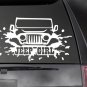 JEEP GIRL Decal, CAR,TRUCK/ Window sticker! 4.75" x 8"  JEE-00005
