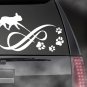 FRENCH BULLDOG Infinity Vinyl Decal, Car Truck Window Sticker! 8" x 5.25"