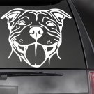 Bully Decal - Staffy Pit Bull Car/Truck/Window Dog Sticker!  7" Choice of Colors