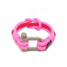 Pink Reef Knot Bracelet by Bran Marion