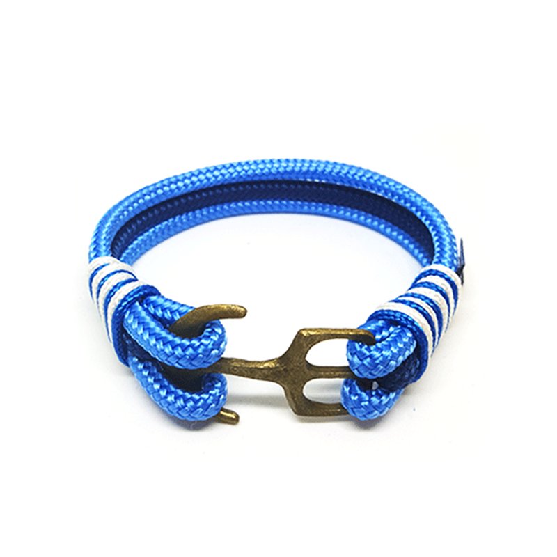 Bran Marion Blue and White Nautical Bracelet