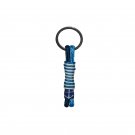 Bran Marion Dark Blue and Light Blue Handmade Cordage Keychain
