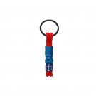 Bran Marion Red and Blue Handmade Rope Keychain