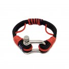 Black & Red Nautical Bracelet by Bran Marion