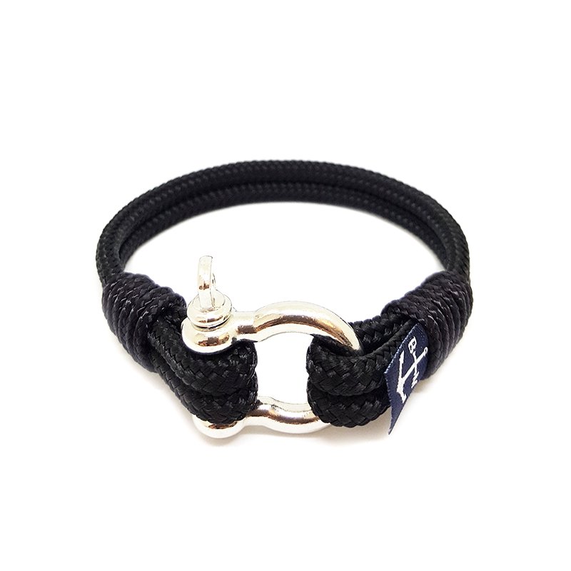 Black Nautical Bracelet by Bran Marion