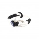 White and Black Nautical Bracelet by Bran Marion
