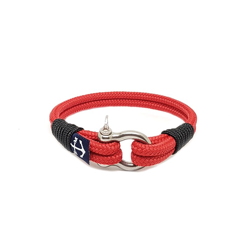 Red Nautical Bracelet by Bran Marion
