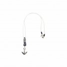 White Anchor Necklace by Bran Marion