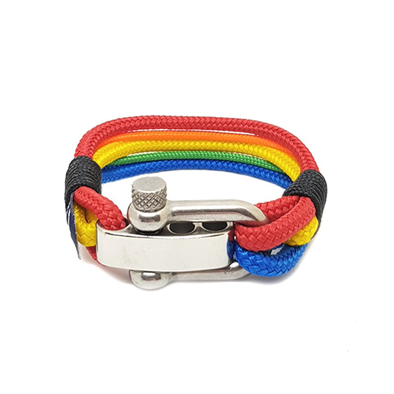 Rainbow Nautical Bracelet by Bran Marion