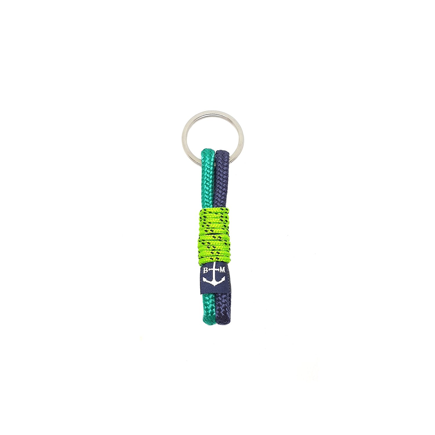 Blue and Green Handmade Keychain