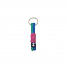 Blue-Green Pink Handmade Keychain