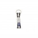 Dotted Black and White Handmade Keychain