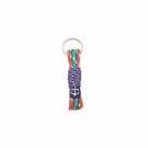 Red-Green Purple Handmade Keychain