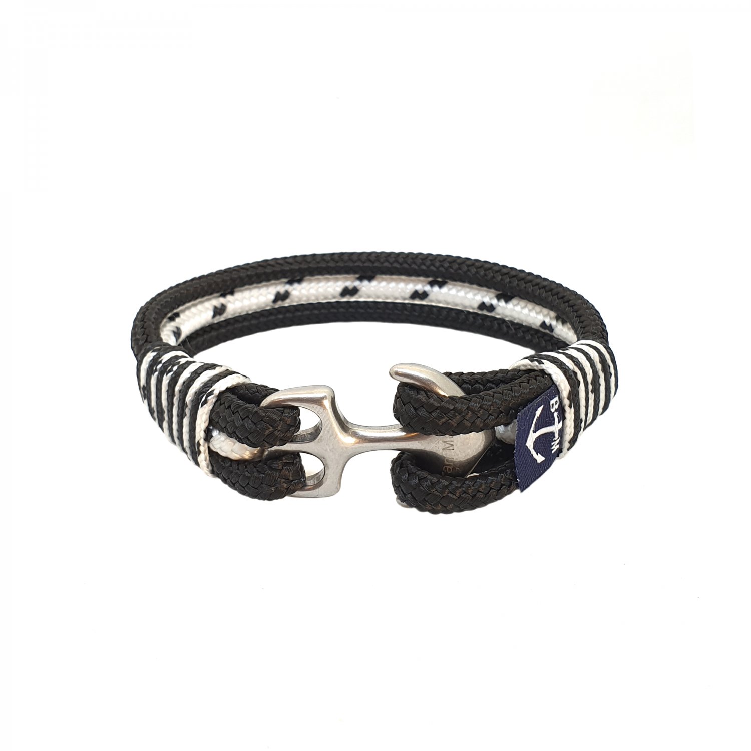 Black and White Nautical Bracelet by Bran Marion
