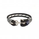 Black and White Nautical Bracelet by Bran Marion