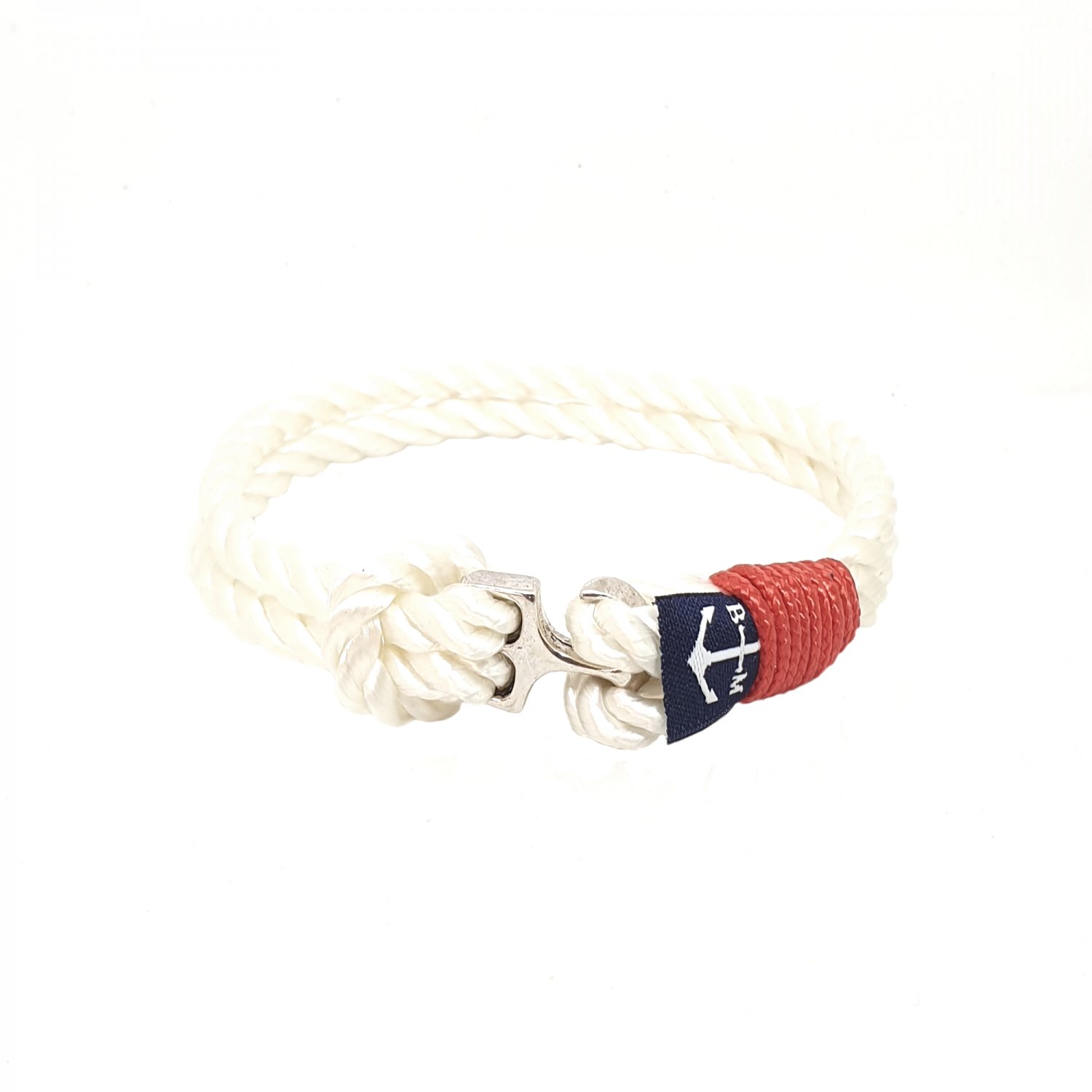 Bran Marion Sailors White and Red Nautical Bracelet