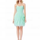 Short Mint Green Chiffon Prom Dresses Party Evening Gowns E0293