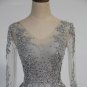Ball Gown V-Neck Lace Appliques Prom Dresses Party Evening Gowns E0350