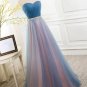 A-Line Tulle Long Prom Dresses Party Evening Gowns E0356