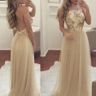 Charming Tulle Long Prom Evening Formal Dresses E0566