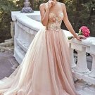 Elegant Tulle Ball Gown Long Prom Evening Dresses E0590