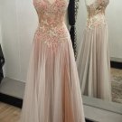 Elegant Sleeveless Long Prom Evening Dresses E0597