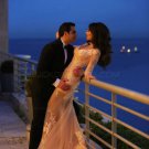 Trumpet/Mermaid Long Sleeves See Through Lace Prom Evening Formal Dresses E0072