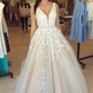 A-Line Straps Sleeveless Long Prom Evening Formal Dresses E0190