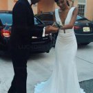Long White Mermaid Prom Dresses Party Evening Gowns E0417