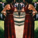 Two Pieces Long Prom Dresses Party Evening Gowns E0482