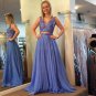 Beaded Two Pieces Long Prom Evening Party Dresses E0615