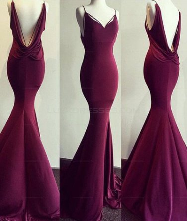 Sexy Mermaid Long Prom Evening Party Dresses E0623