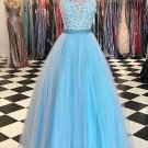 Ball Gown Halter Long Prom Evening Party Dresses E0686