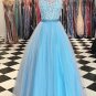 Ball Gown Halter Long Prom Evening Party Dresses E0686