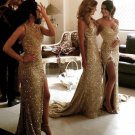 Sequins Long Prom Evening Party Bridesmaid Dresses E0692