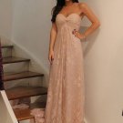 Empire Sweetheart Lace Long Prom Evening Party Maternity Dresses E0714