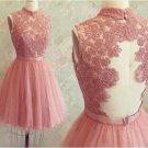Short Lace Tulle Prom Homecoming Graduation Party Dresses E0721