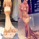 Sexy Mermaid Off-the-Shoulder Long Prom Evening Party Dresses E0725