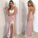 Mermaid Sweetheart Lace Side Slit Long Prom Evening Formal Dresses E0045