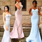 Trumpet/Mermaid Spaghetti Straps Long Prom Evening Formal Bridesmaid Dresses E0082