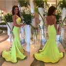 Trumpet/Mermaid Backless Long Prom Evening Formal Dresses E0155